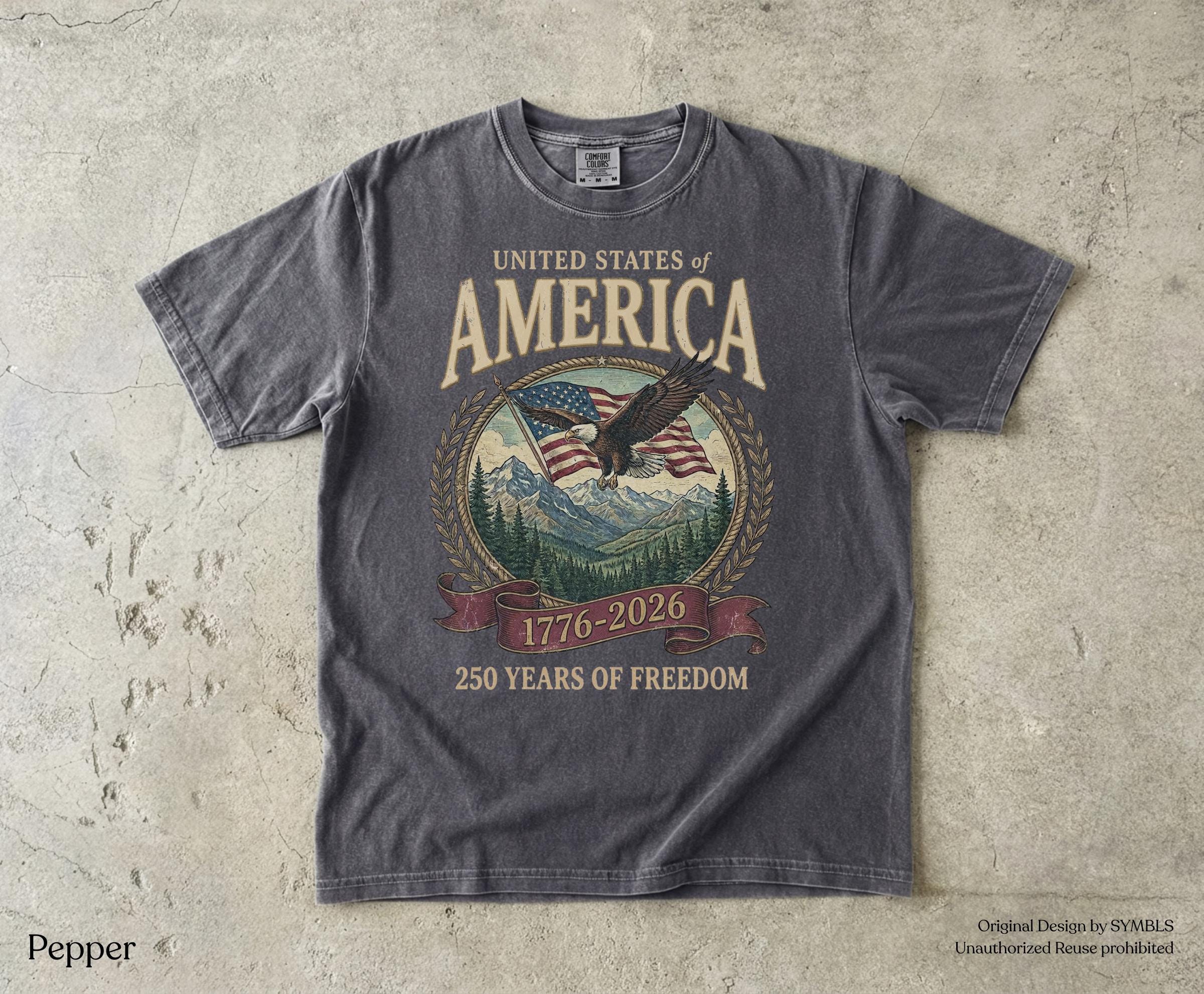 America 250th Anniversary 90s Comfort Colors Y2k Oversized Patriotic Usa Streetwear