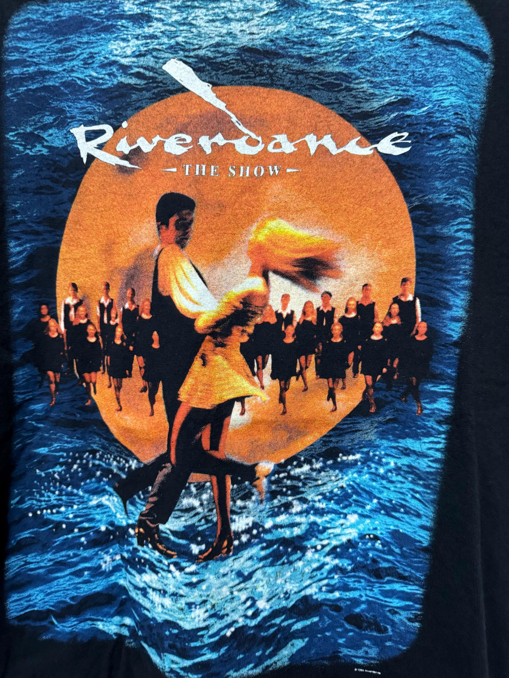 Vintage 90 Riverdance Show Michael Flatley Dancing Art Tee Film Movies Vintage Movie Size