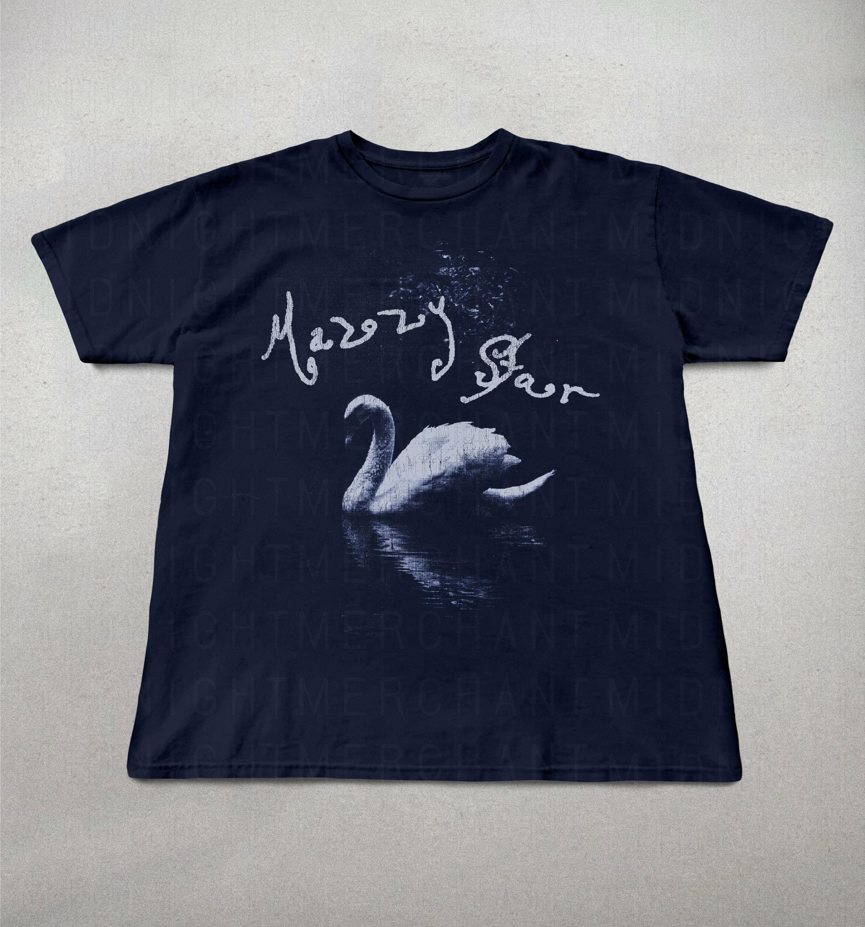 Mazzy Star Swan 90s Band Tees Among Swan Mazzy Star Alt Band Tee Band