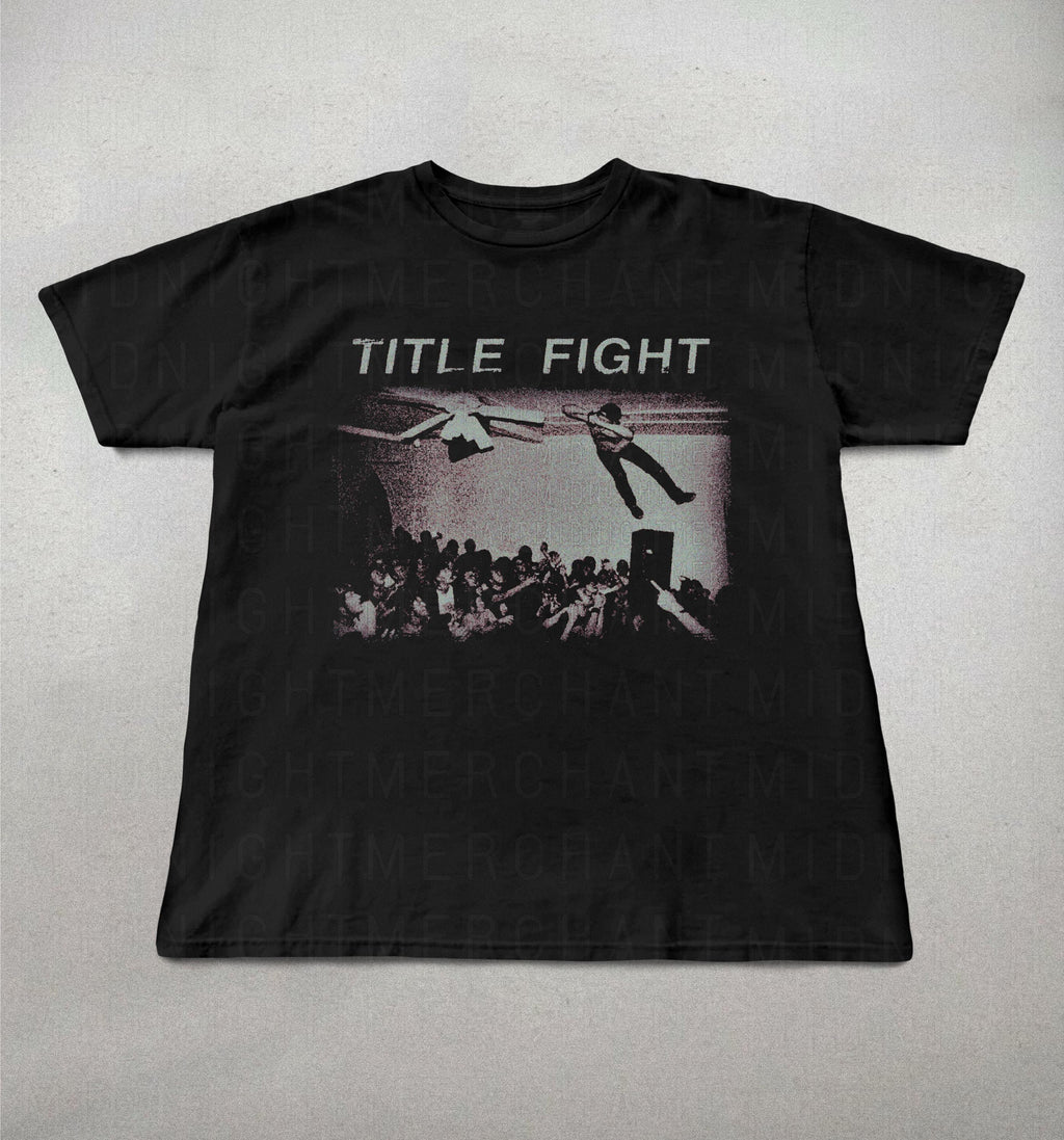 Title Fight Ceiling Fan Shoegaze Band Tees Gothic Grunge Retro Indie Band Tees