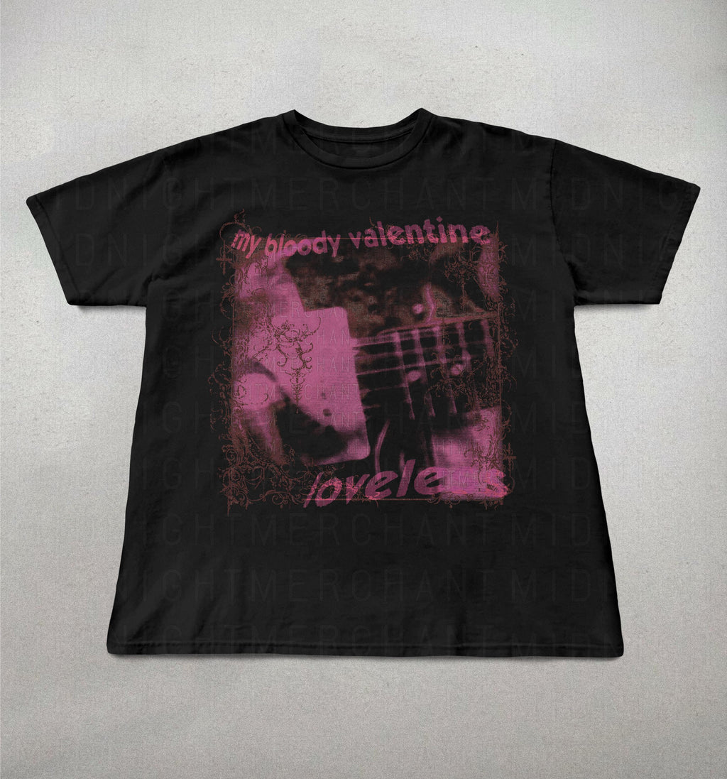 Bloody Valentine Loveless 90s Shoegaze Band Tee 90s Retro Y2k Loveless Tee