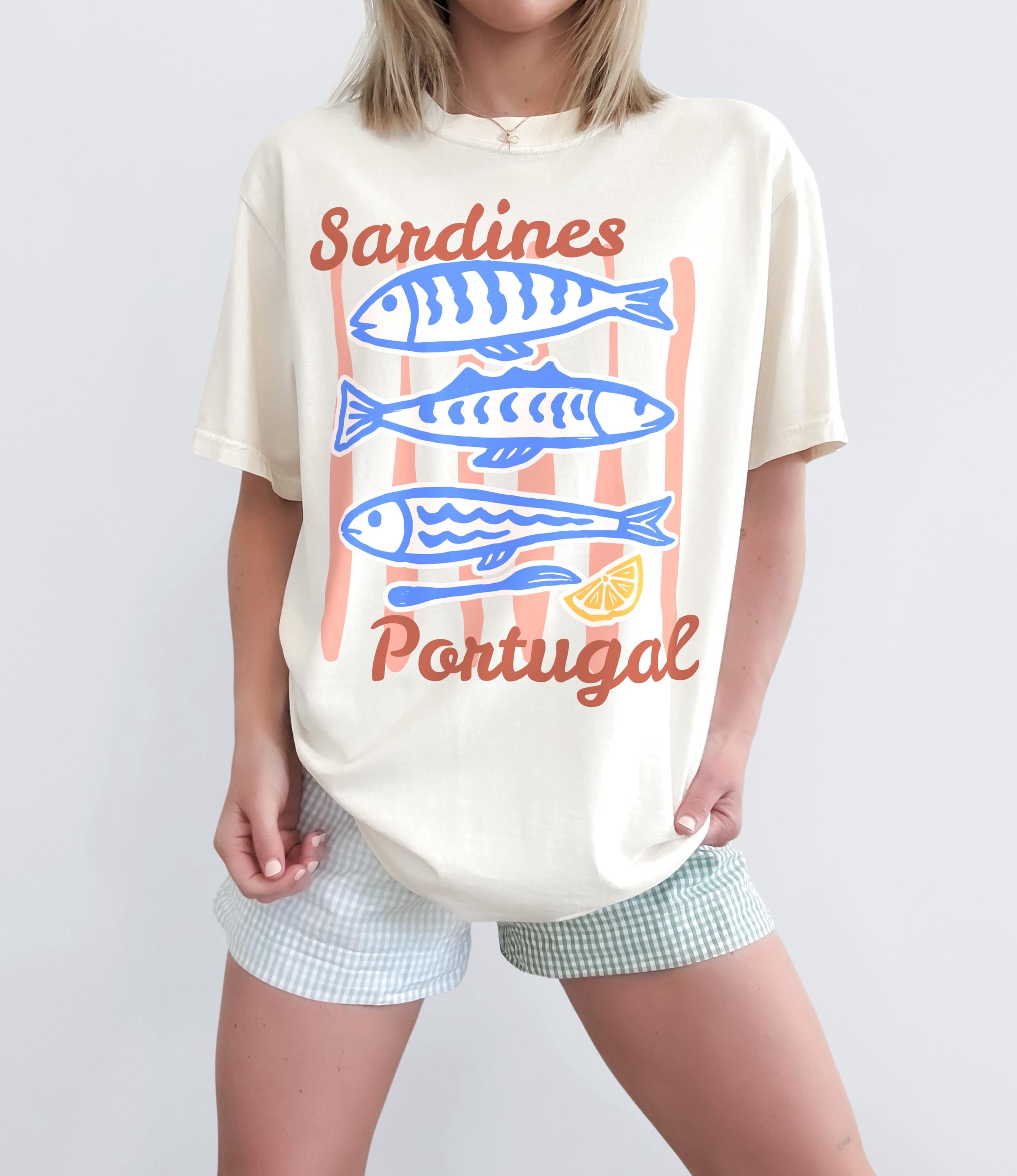 Vintage Sardines Portugal Coastal Comfort Colors Unisex