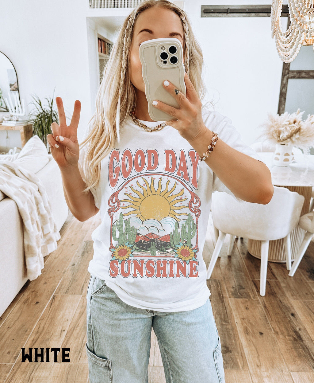 Good Day Sunshine Tee Comfort Colors Tee Sun Sun Boho Tee Retro 70s Hippie Oversized Tee