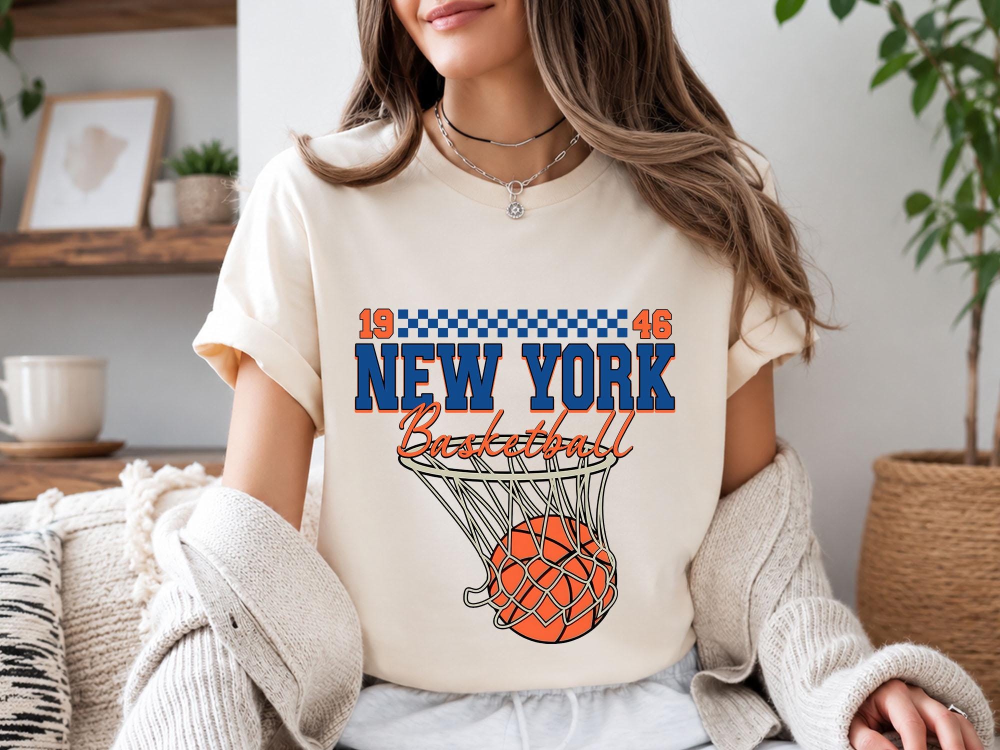 York Basketball 2026 Champions Retro Ny Finals Bound Tee York Basketball Game Day Ny Fan