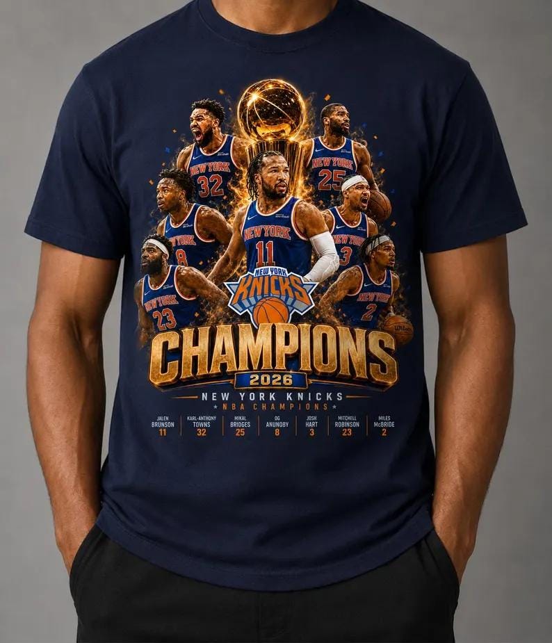 Digital Png York Knicks Champions 2026 Brunson Team More