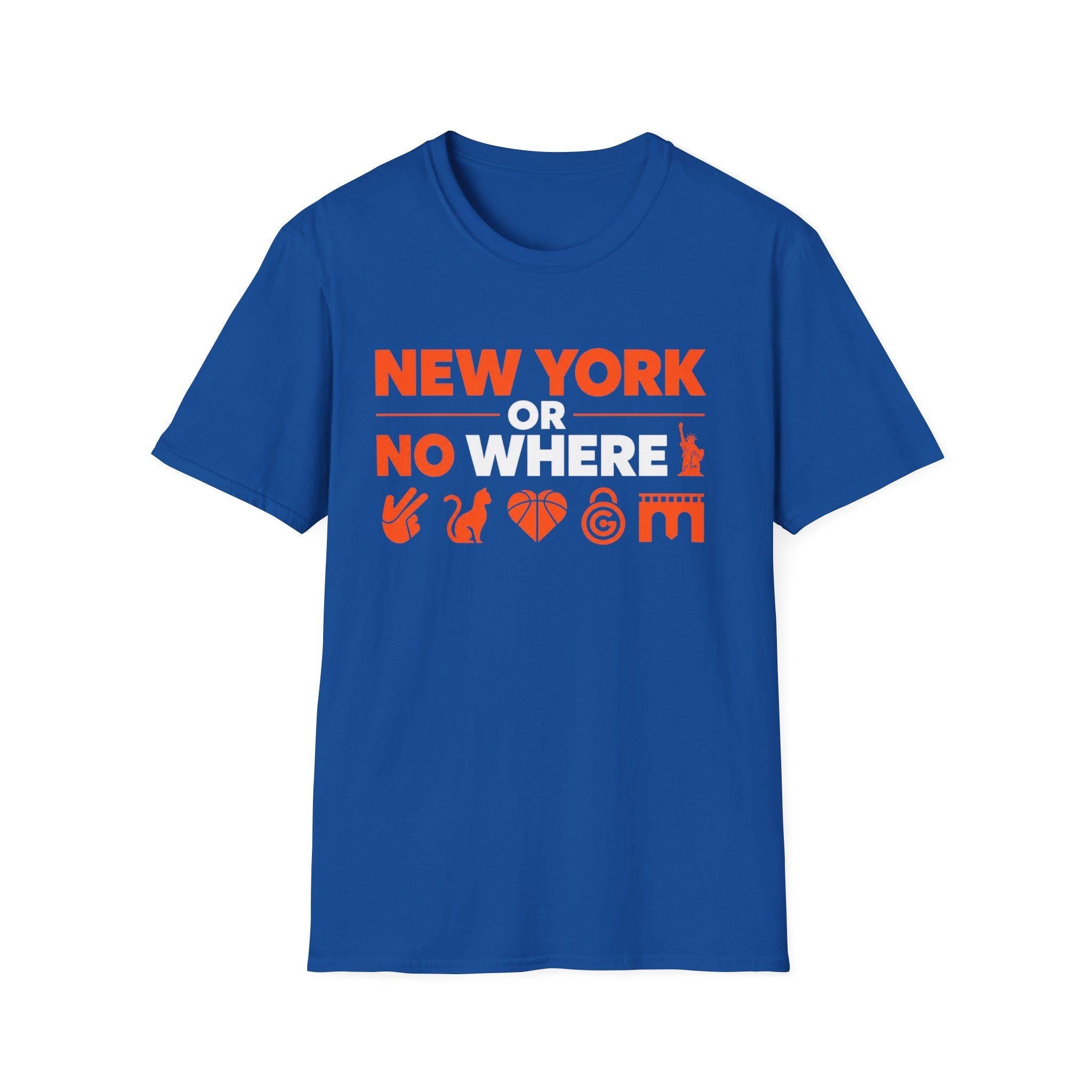 York Nowhere Knicks Starting Five Emojis Team Tee Black Blue Brunson Og Kat Hart