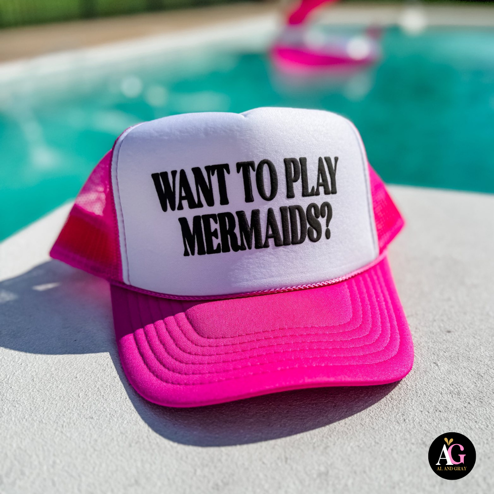 Want To Play Mermaids? Unisex , , , Long Sleeve Tee