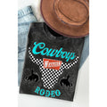 Cowboy Rodeo - Mineral Wash T Shirt Unisex , , , Long Sleeve Tee