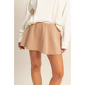 Flirty Double Knit Mid Waist Skort Unisex , , , Long Sleeve Tee