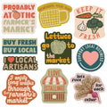 Farmers Market Stickers Unisex , , , Long Sleeve Tee