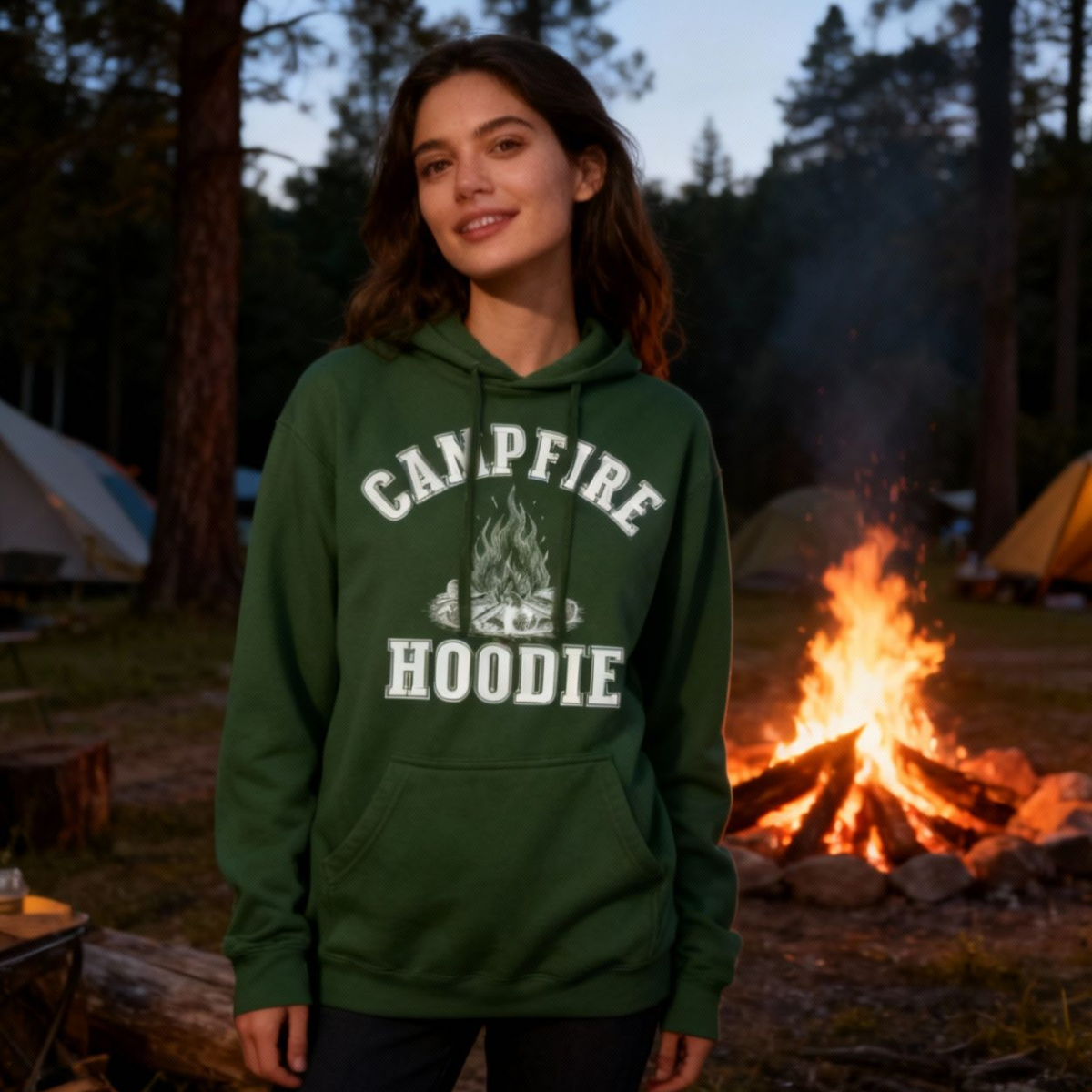 Campfire Unisex , , , Long Sleeve Tee