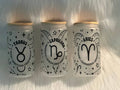 Zodiac Sign Glass Can Unisex , , , Long Sleeve Tee