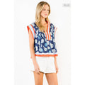 /Size Xl/ Short Sleeve V-Neck Vase Top Unisex , , , Long Sleeve Tee
