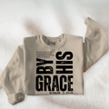 By His Grace Crew Neck Sweaters Unisex , , , Long Sleeve Tee