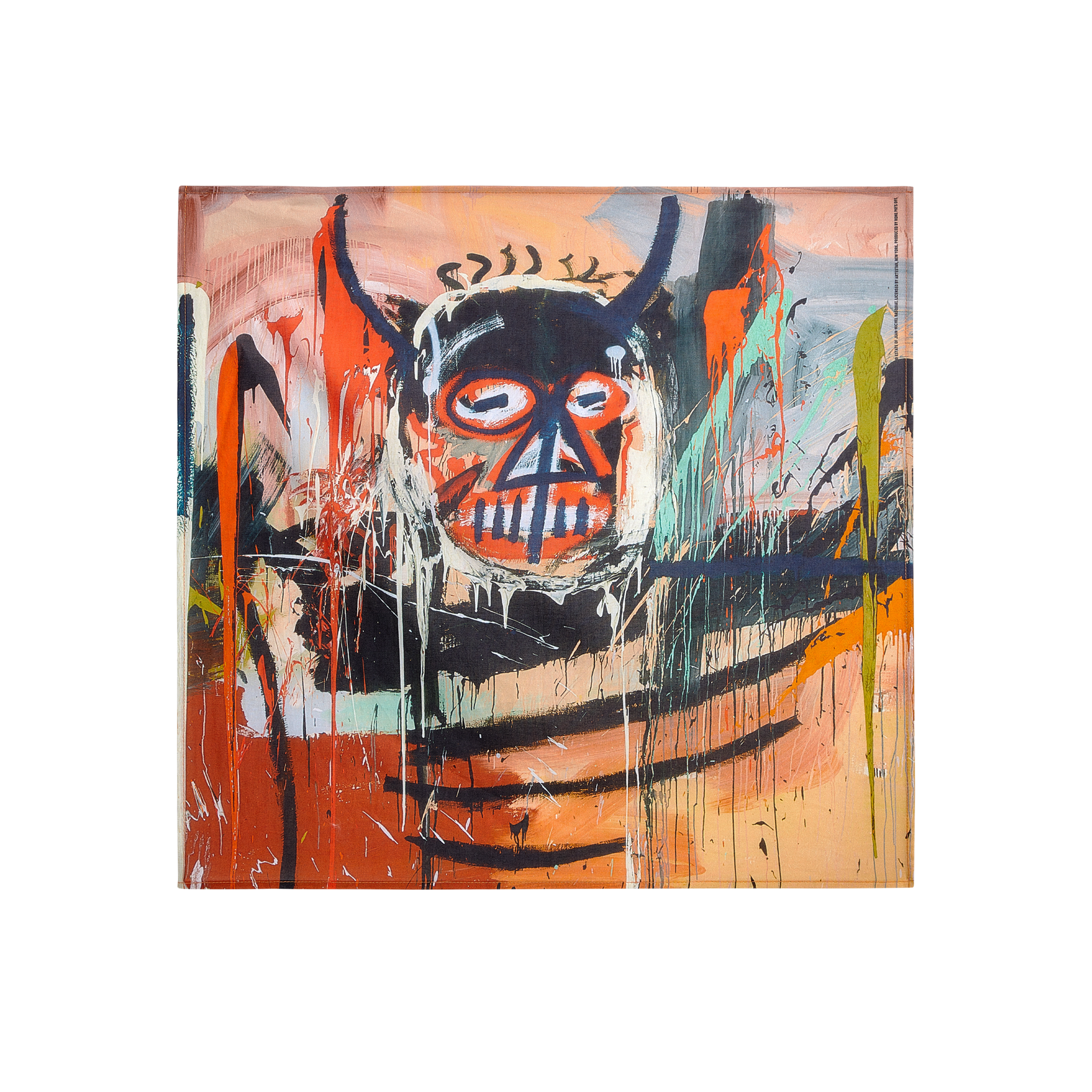 Jean-Michel Basquiat “Untitled, 1982 (Devil)” Bandana Unisex , , , Long Sleeve Tee