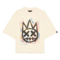 Cult's Oversized Ss Tee "Scribble Logo" in Winter White Unisex , , , Long Sleeve Tee