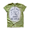 Girls Will Be Girls Bleached Graphic Tee Unisex , , , Long Sleeve Tee