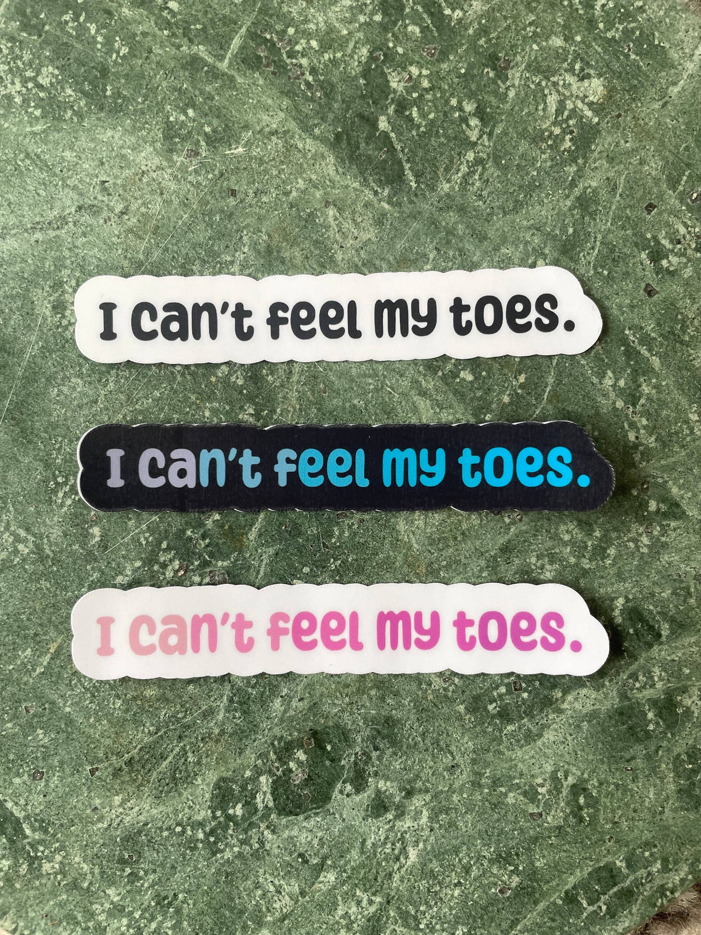Ski Snowboard Can't Feel My Toes Sticker Unisex , , , Long Sleeve Tee