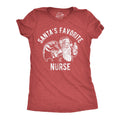 Santas Favorite Nurse Women's T Shirt Unisex , , , Long Sleeve Tee