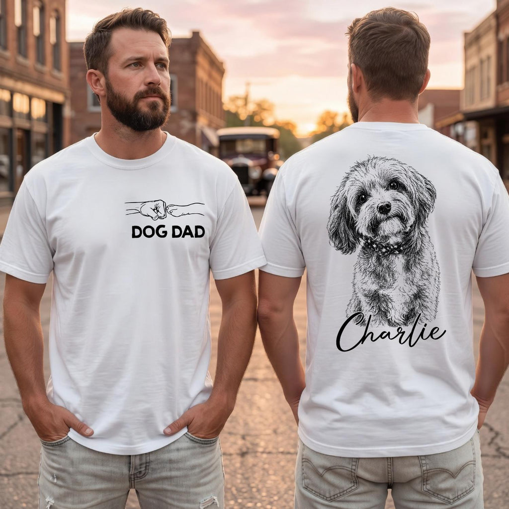 Personalized Dog Dad Custom Pet Photo Name Father Day Fathers Day American Dog Dads Pet Lover Humor