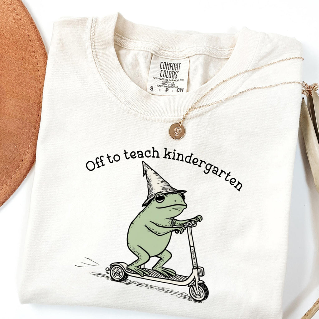 Comfort Colors Teacher Kindergarten Teacher Kindergarten Back School Custom Teacher Appreciation Tee