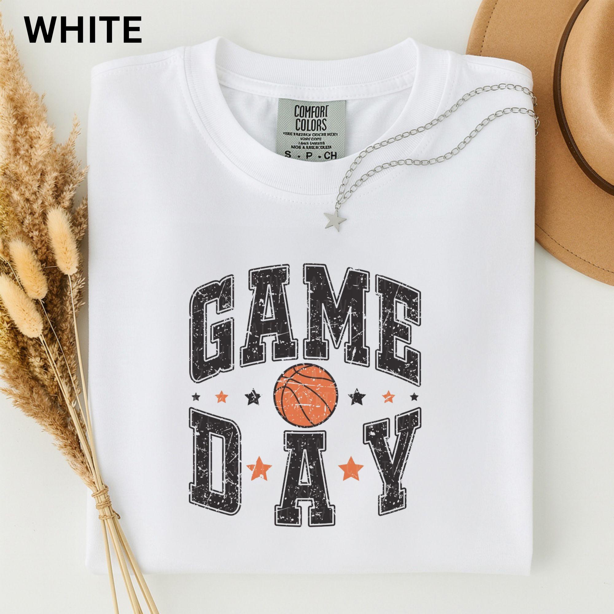Comfort Colors Retro Basketball Game Day Basketball Player Basketball Season Basketball Mom