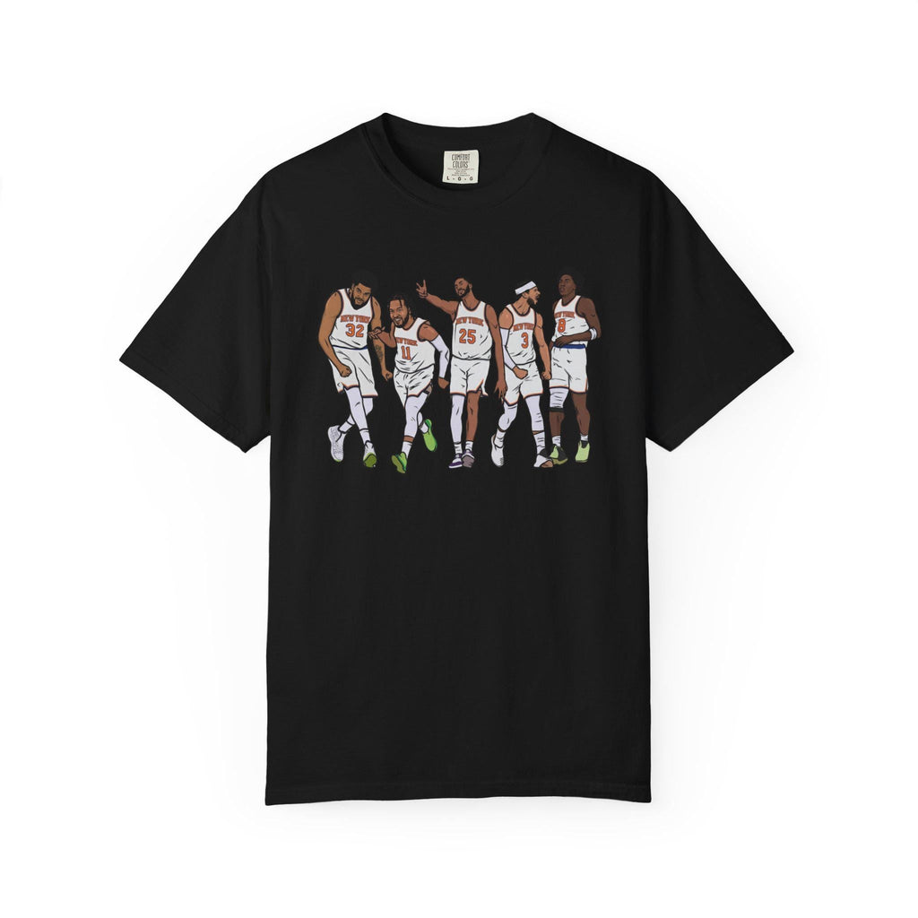 Knicks Team Jalen Brunson Kat Mikal Bridges Josh Hart Og Comfort Colors