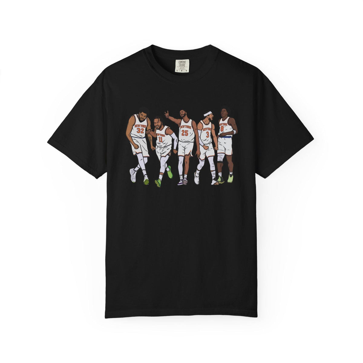 Knicks Team Jalen Brunson Kat Mikal Bridges Josh Hart Og Comfort Colors