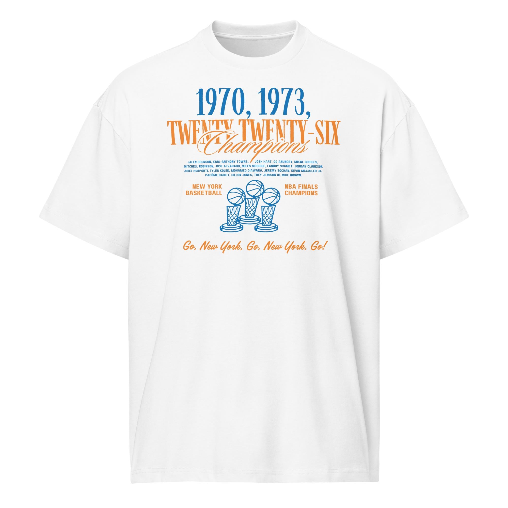 2026 Nba Finals Champions York Knicks Knicks Unisex