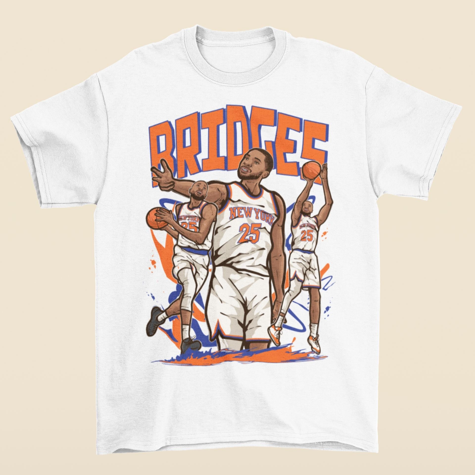 Mikal Bridges Cartoon York Basketball Unisex