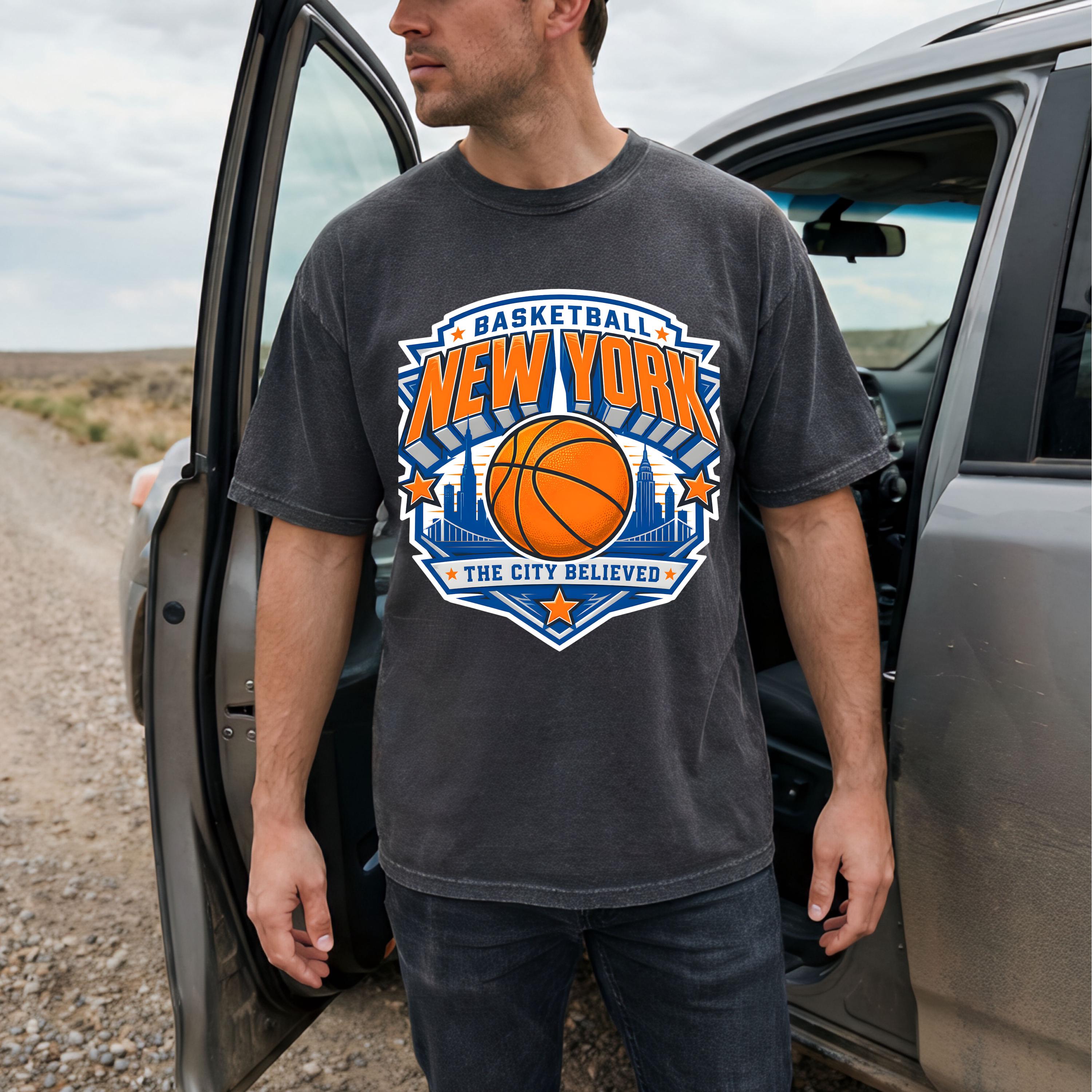 York Basketball 2026 Champs Inspired Tee Nyc Hoops Retro Streetwear Sports Tee City Basketball