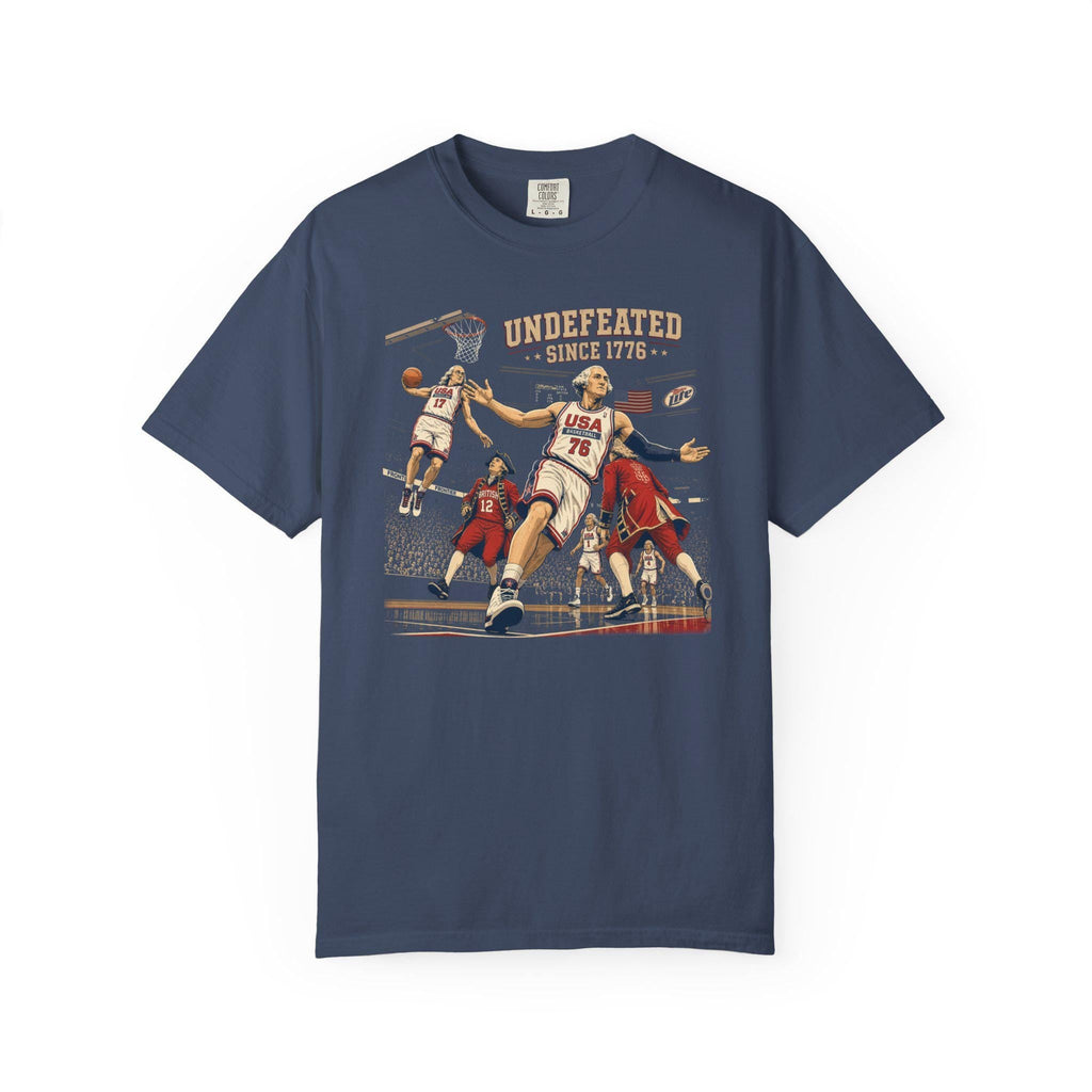 Comfort Colors 4th July Tee Undefeated America Founding Fathers Usa Meme Fourth July Independence Day