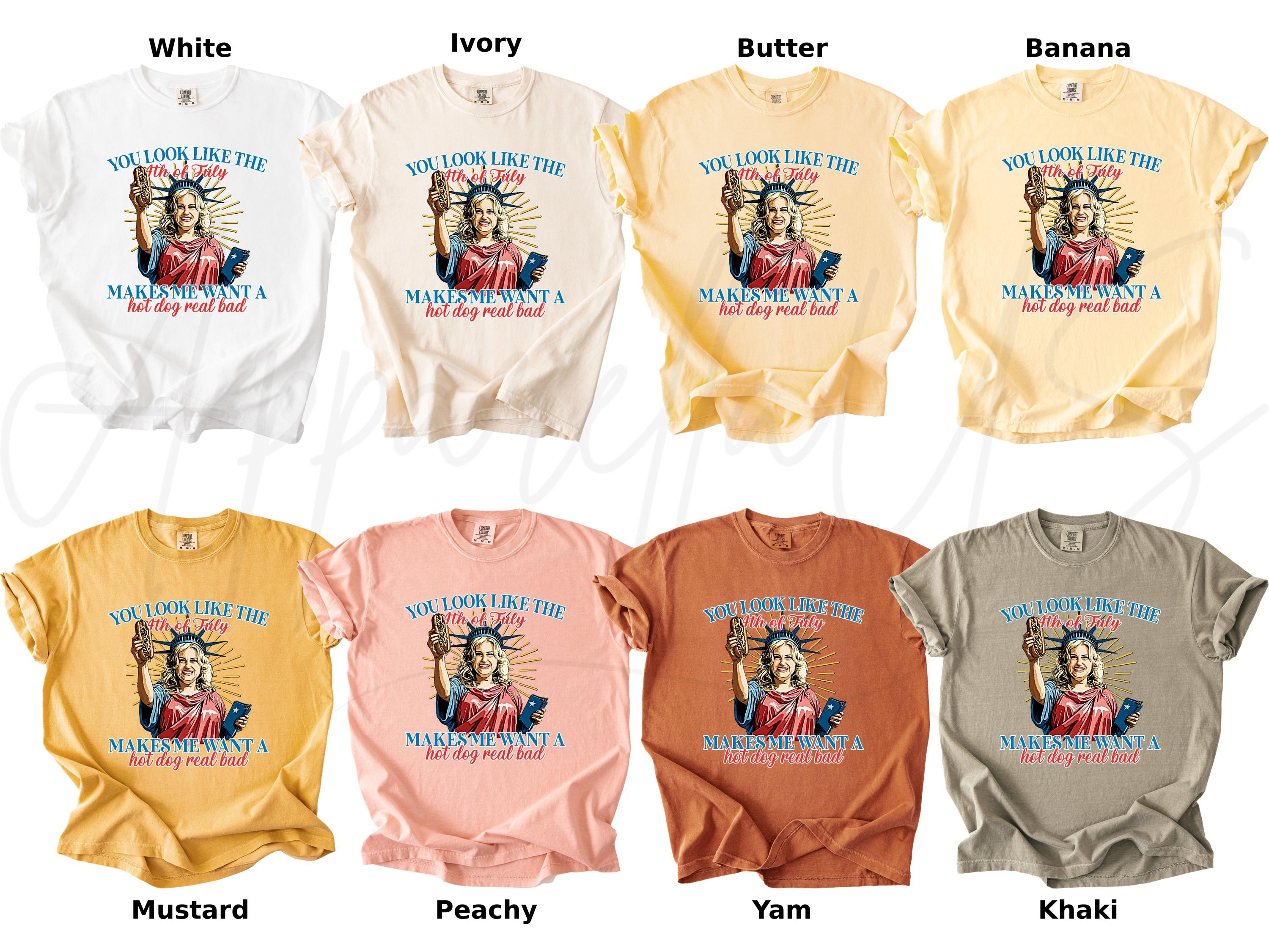 Comfort Colors Like 4th July Tee Makes Want Dog Real Bad Independence Day 4th July Gif