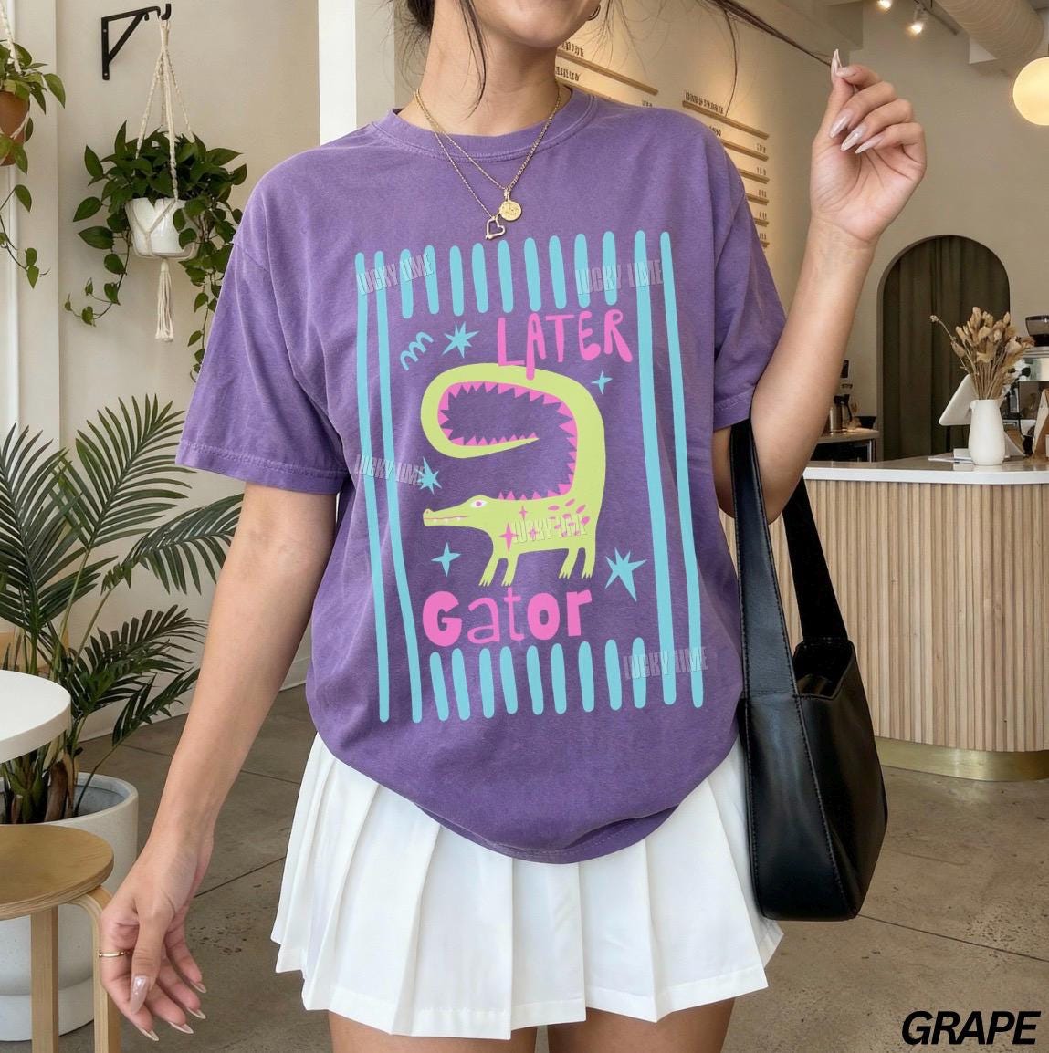 Comfort Colors Later Gator Sarcastic Offensive Alligator Crocodile Mom Tee