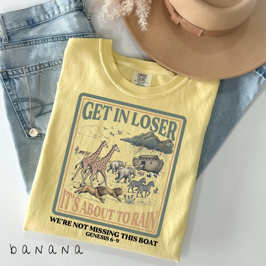 Bible Verse Christian Retro Get Loser Rain Tee Faith Humor Religious Jesus