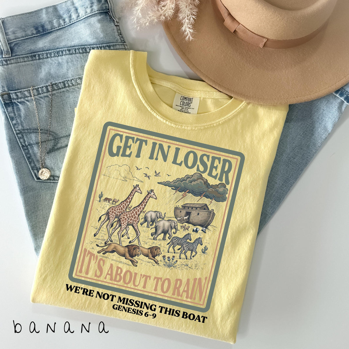 Bible Verse Christian Retro Get Loser Rain Tee Faith Humor Religious Jesus