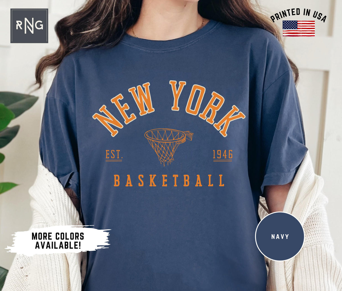 York Basketball Retro Knick Basketball York Basketball York Sports Retro Knick Fan