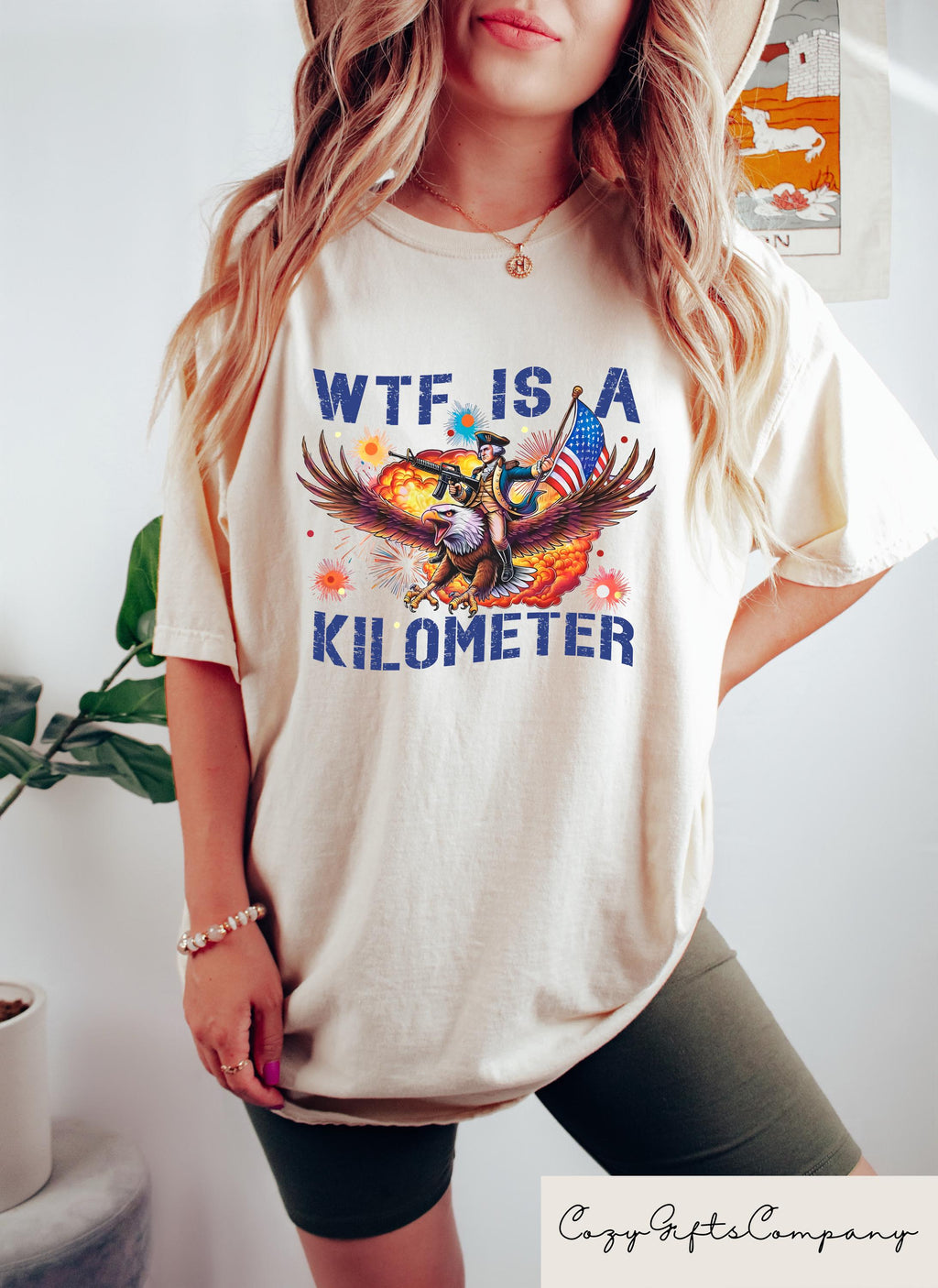 Wtf Kilometer 4th July Founding Father Usa Meme Tee Independence Day Patriotic