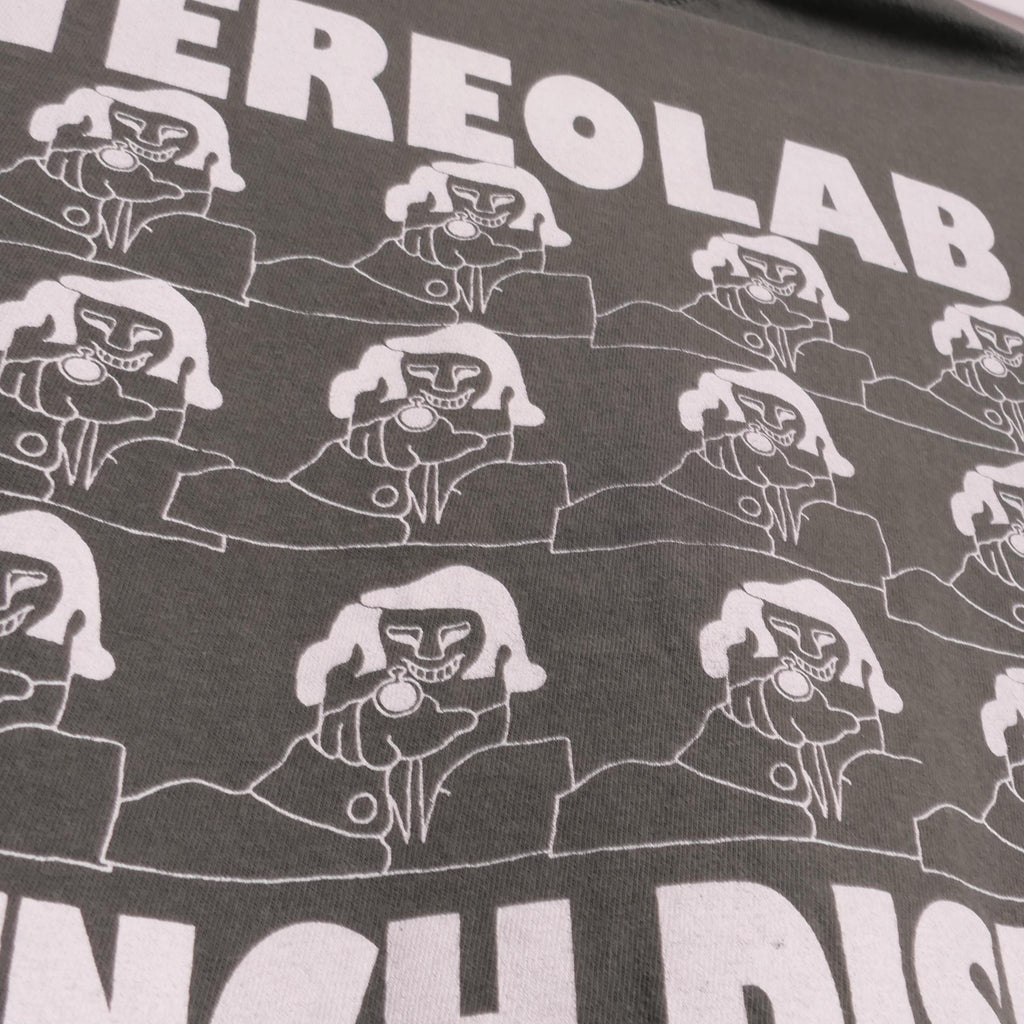 Stereolab French Disko Tee Peng Cliff Super 45 French Paris France Electronic Art Music Pop Band Tour Heavyweight Faded Med