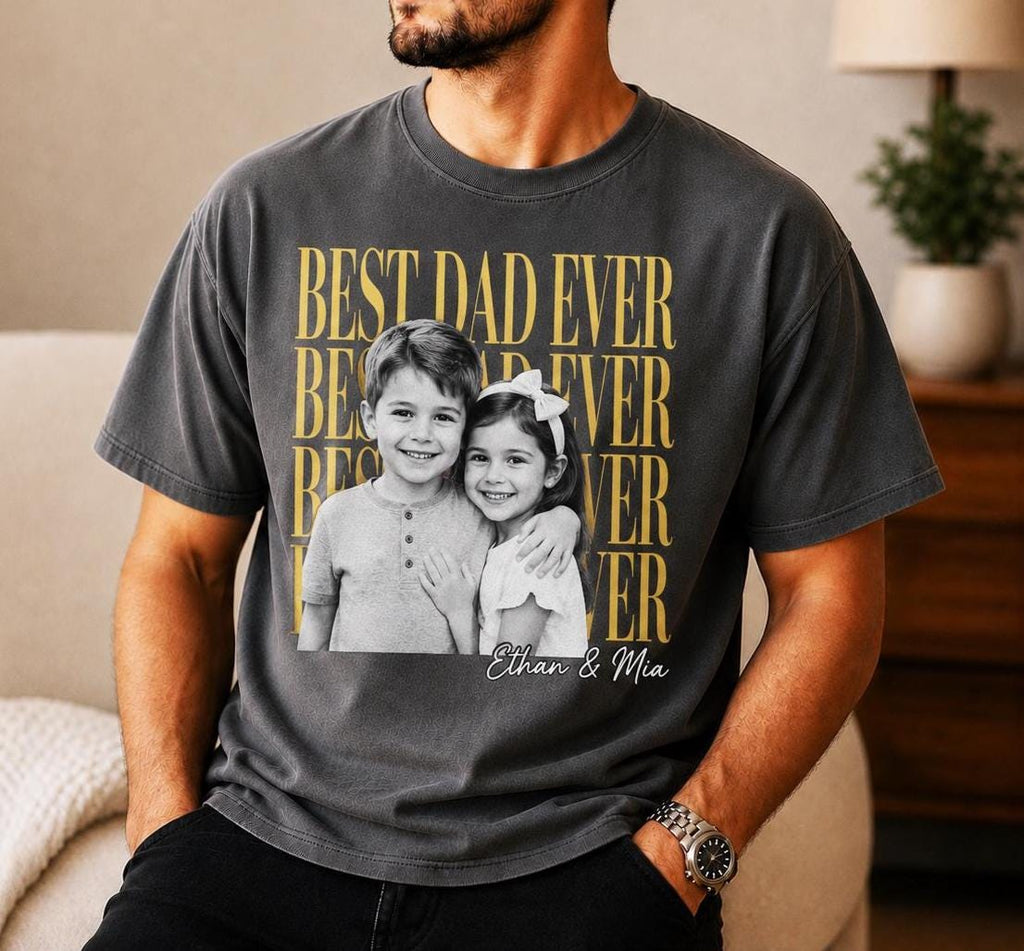 Custom Dad Fathers Day Dad Girl Dad Dad Dad Ever Fatherhood Comfort Colors