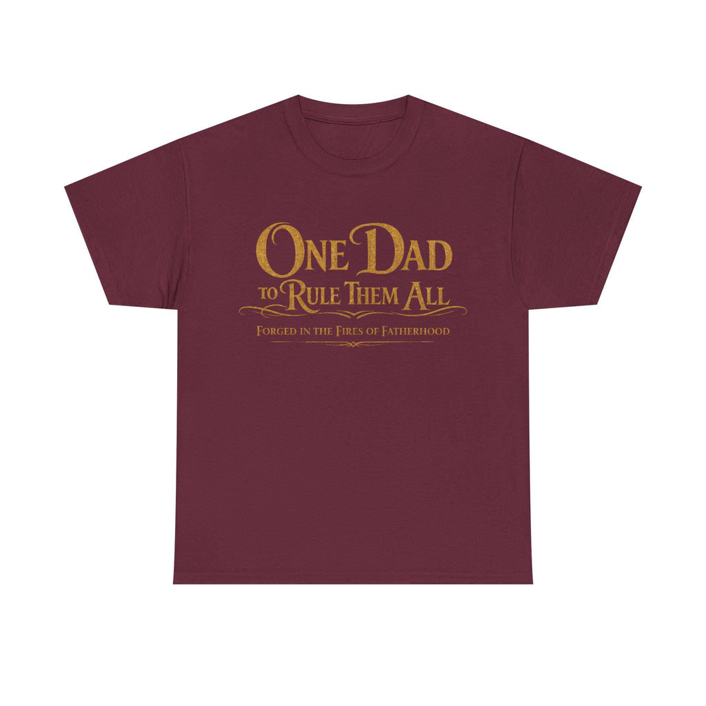 Dad Rule Fantasy Fathers Day Tee Unisex