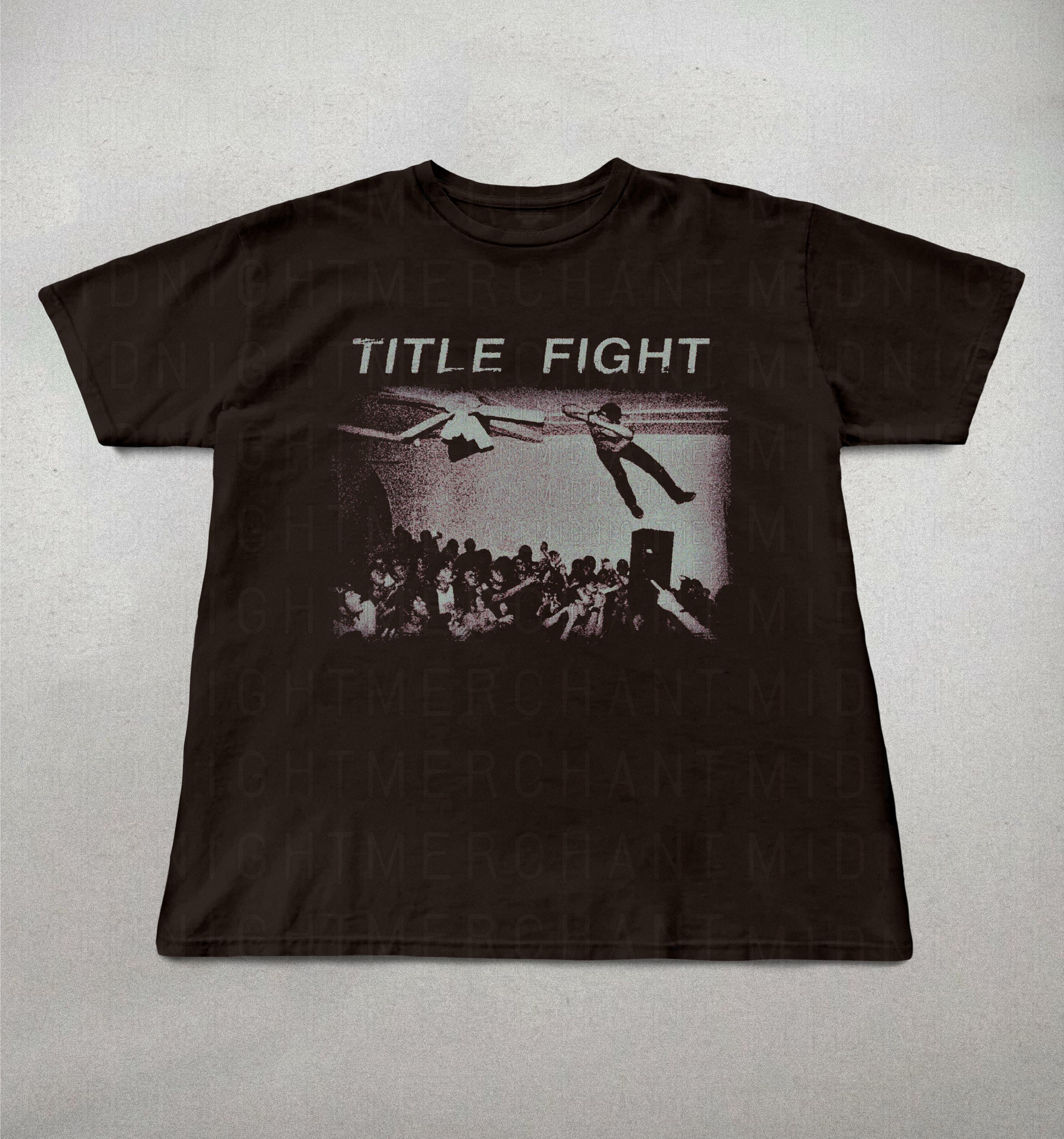 Title Fight Ceiling Fan Shoegaze Band Tees Gothic Grunge Retro Indie Band Tees