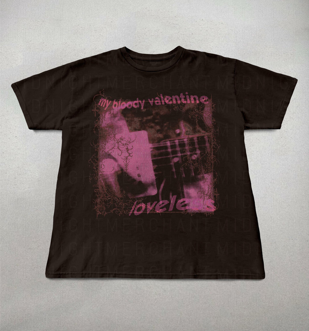Bloody Valentine Loveless 90s Shoegaze Band Tee 90s Retro Y2k Loveless Tee