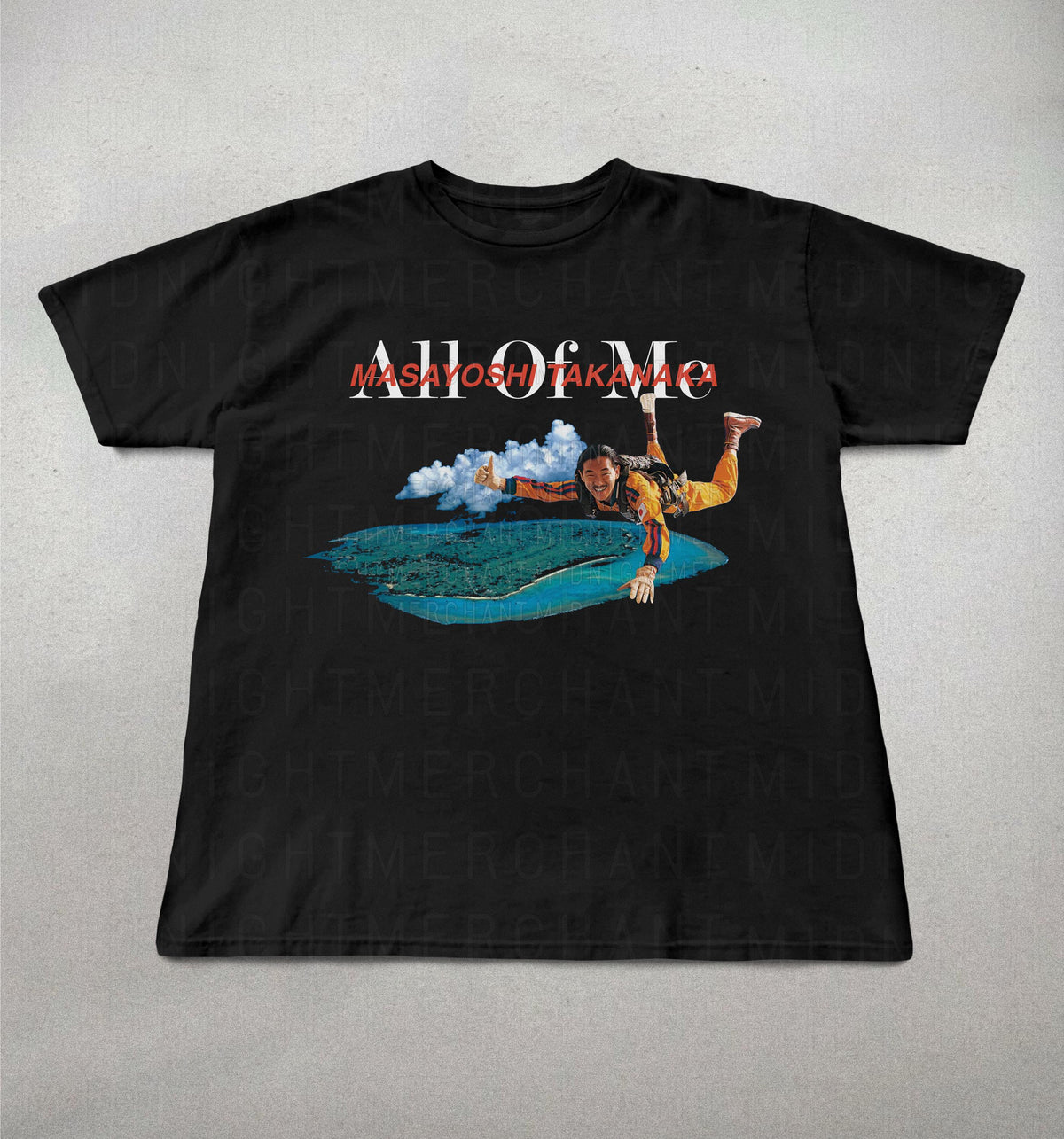 Masayoshi Takanaka Album Tee Japanese Jazz Fusion Rock Japanese Summer Takanaka Tee