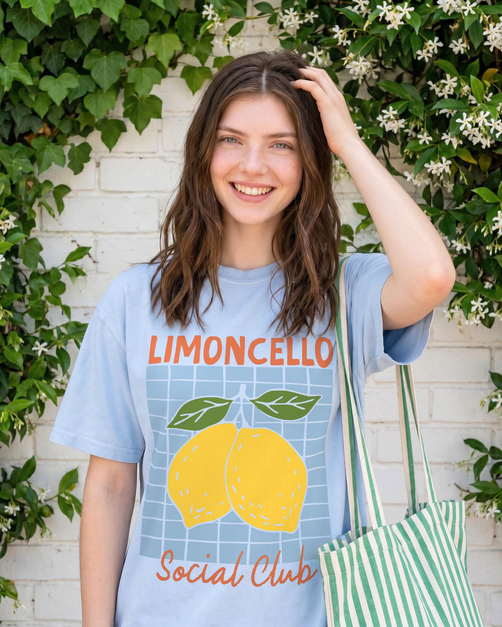 Limoncello Social Club Amalfi Lemon Comfort Colors Italian Summer