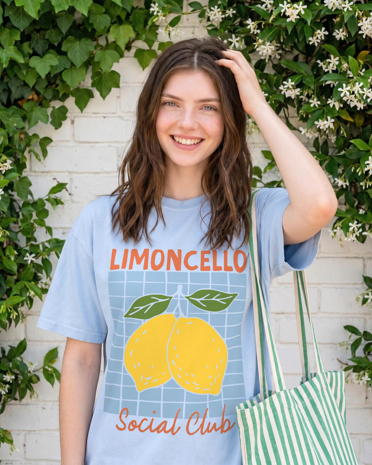 Limoncello Social Club Amalfi Lemon Comfort Colors Italian Summer