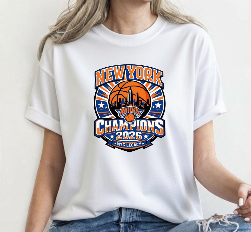 York Basketball Champions 2026 Champions 2026 Retro Ny Bball Streetwear
