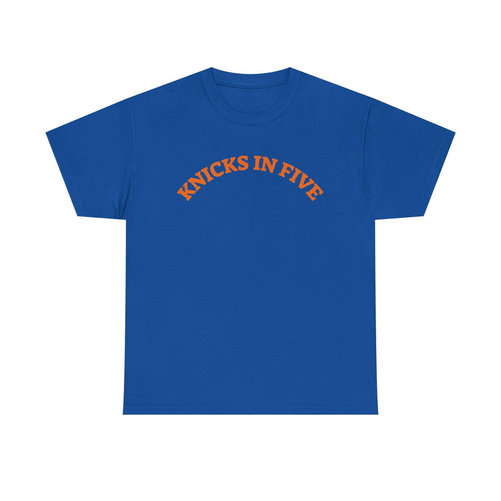 Knicks Five Basketball Fan Tee York Knicks Slogan Unisex