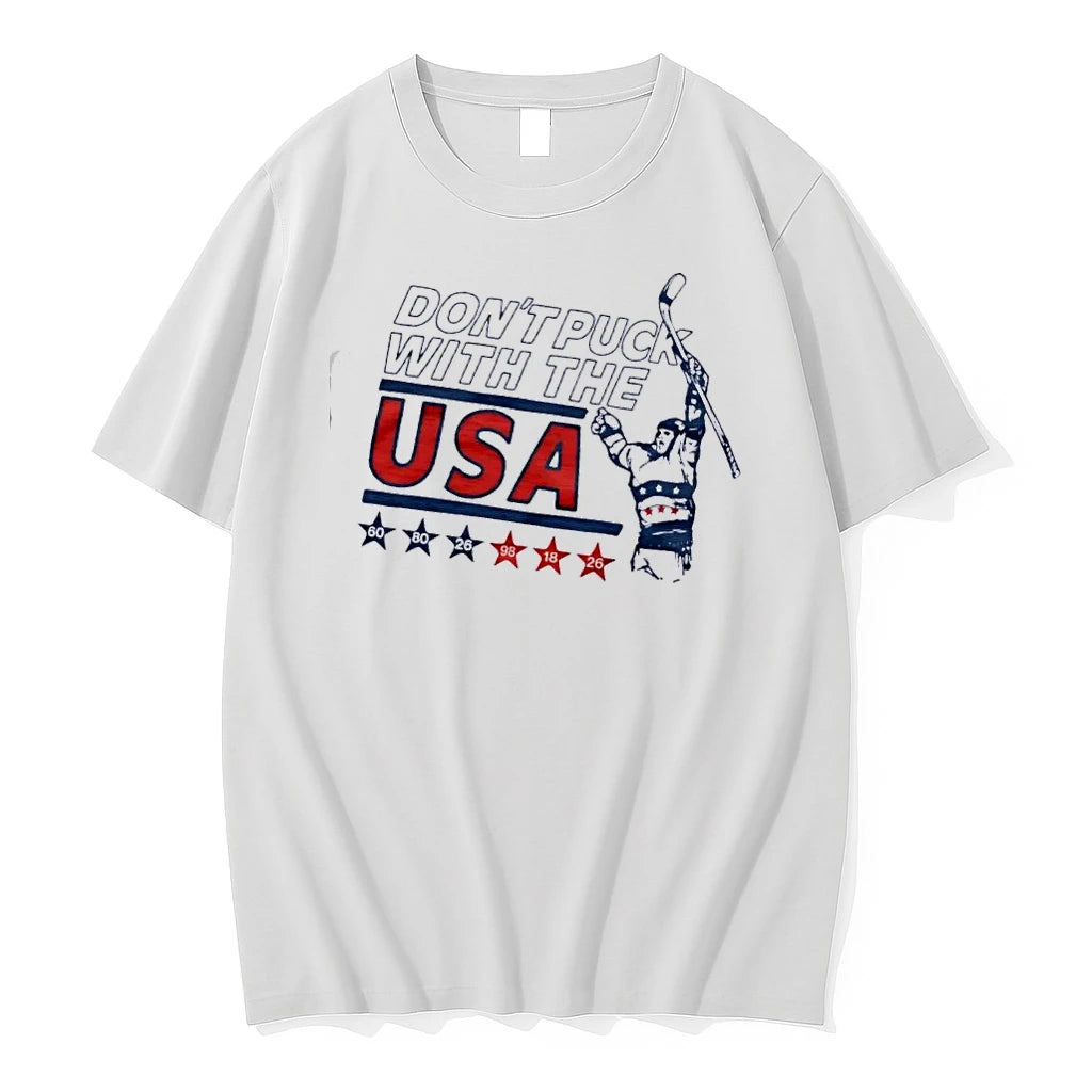 2026 Dont Puck With The Usa Ice Hockey Tshirts Sweater