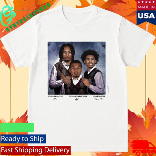 2026 Victor Wembanyama Dylan Harper Stephon Castle Step Brothers Shirt
